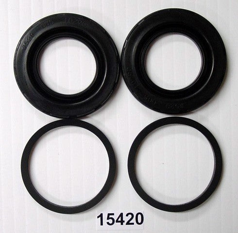 Better Brake Parts Disc Brake Caliper Repair Kit P/N:15420K Fits: Volvo 740 92-85, Volvo 745 1985, Volvo 760 84-83, Volvo 780 1987, Volvo 850 97-93, Volvo 940 93-91, Volvo 960 93-92, Volvo C70 04-98, Volvo S70 00-98, Volvo V70 00-98 - Image 1