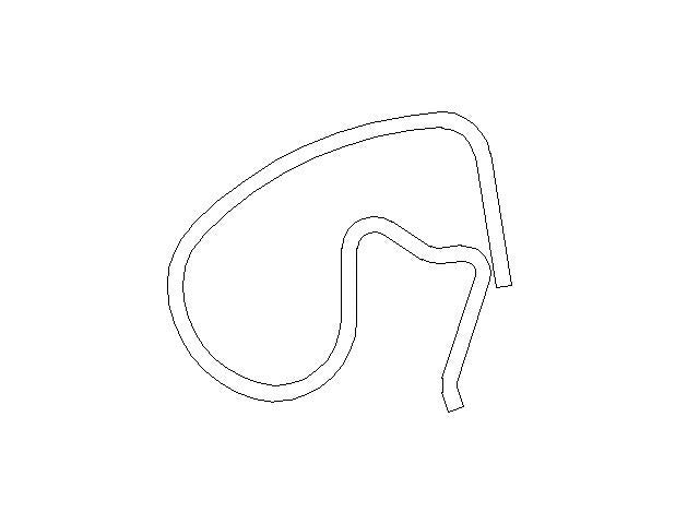 Better Brake Parts Disc Brake Pad Retaining Clip P/N:15455 Fits: Ford Bronco, Ford Ranger, Mercedes-benz A220, Mercedes-benz A35 Amg, Mercedes-benz Cla250, Mercedes-benz Cla35 Amg, Mercedes-benz Cla45 Amg, Mercedes-benz Gla250, Mercedes-benz Gla35 Amg - Image 1