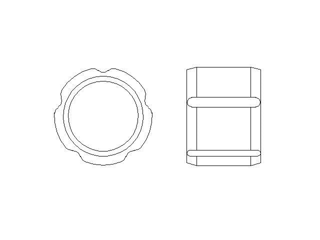 Better Brake Parts Disc Brake Caliper Pin Bushing P/N:15457 Fits: Toyota C-hr 22-18 - Image 1
