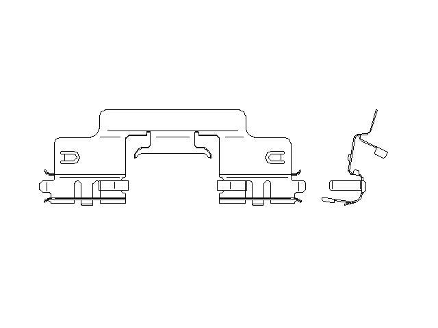 Better Brake Parts Disc Brake Pad Retaining Clip P/N:15521 Fits: Cadillac Escalade, Cadillac Escalade Esv, Chevrolet Silverado 1500, Chevrolet Silverado 1500 Ld, Chevrolet Tahoe, GMC Sierra 1500, GMC Sierra 1500 Limited, GMC Yukon Xl - Image 1