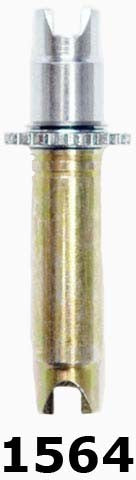 Better Brake Parts Drum Brake Adjusting Screw Assembly P/N:1564K Fits: Buick Century, Buick Electra, Buick Skyhawk, Buick Skylark, Buick Somerset, Cadillac Cimarron, Cadillac Deville, Cadillac Fleetwood, Chevrolet Beretta, Chevrolet Cavalier - Image 1