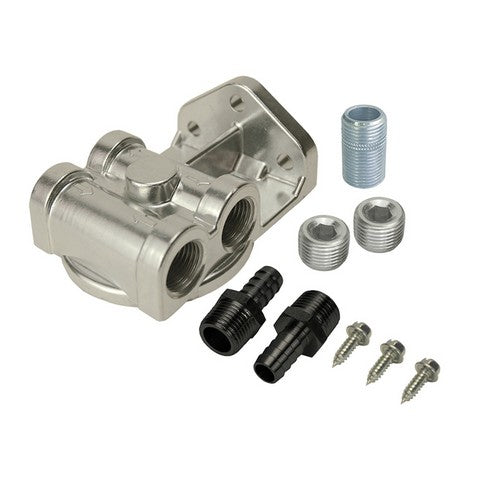 Derale Engine Oil Filter Remote Mounting Kit P/N:15709 Fits: Am General Hummer, American Motors Rebel, Audi A3, Buick Allure, Buick Century, Buick Electra, Buick Estate Wagon, Buick Lacrosse, Buick Lesabre - Image 1