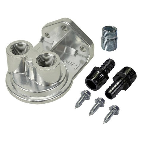 Derale Engine Oil Filter Remote Mounting Kit P/N:15728 Fits: Am General Hummer, Buick Allure, Buick Century, Buick Electra, Buick Estate Wagon, Buick Lacrosse, Buick Lesabre, Buick Regal, Buick Rendezvous, Buick Skylark - Image 1