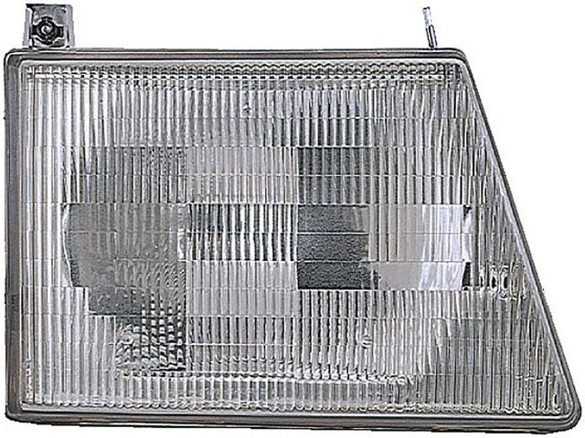 Dorman Headlight Assembly P/N:1590237 Fits: Ford E-150 Econoline 96-92, Ford E-150 Econoline Club Wagon 96-92, Ford E-250 Econoline 96-92, Ford E-350 Econoline 96-92, Ford E-350 Econoline Club Wagon 96-92, Ford Econoline Super Duty 1996 - Image 1