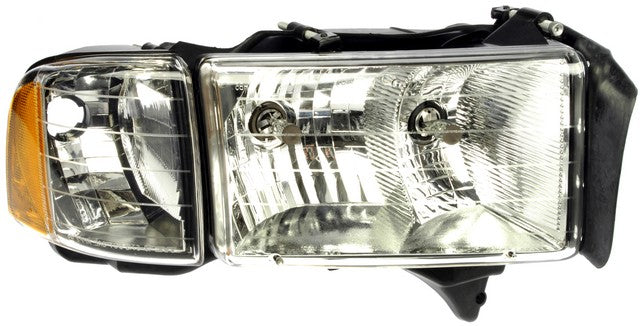 Dorman Headlight Assembly P/N:1590467 Fits: Dodge Ram 1500 01-99, Dodge Ram 2500 02-99, Dodge Ram 3500 02-99 - Image 1