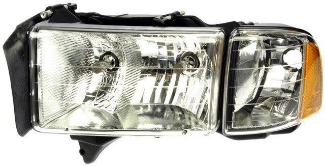 Dorman Headlight Assembly P/N:1590468 Fits: Dodge Ram 1500 01-99, Dodge Ram 2500 02-99, Dodge Ram 3500 02-99 - Image 1