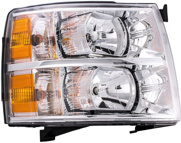 Dorman Headlight Assembly P/N:1591942 Fits: Chevrolet Silverado 1500 14-07, Chevrolet Silverado 2500 14-07, Chevrolet Silverado 2500 Hd 14-07, Chevrolet Silverado 3500 13-07, Chevrolet Silverado 3500 Hd 14-07 - Image 1