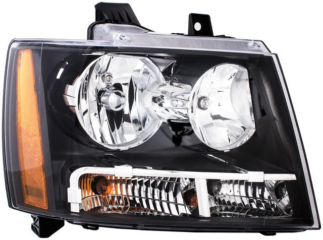 Dorman Headlight Assembly P/N:1591943 Fits: Chevrolet Avalanche 13-07, Chevrolet Suburban 2014, Chevrolet Suburban 1500 14-07, Chevrolet Suburban 2500 13-07, Chevrolet Tahoe 14-07 - Image 1