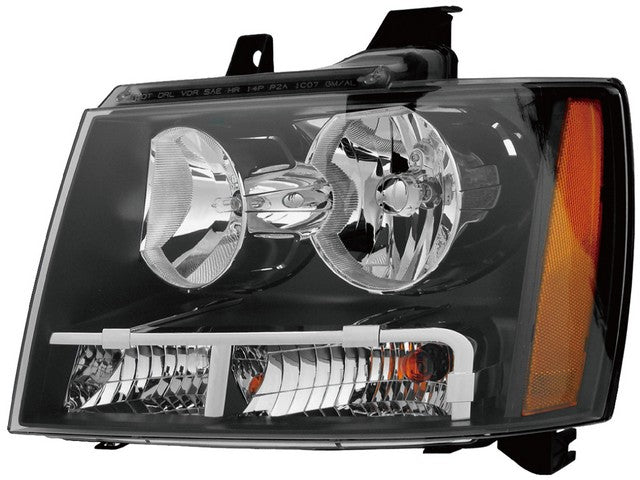 Dorman Headlight Assembly P/N:1591944 Fits: Chevrolet Avalanche 13-07, Chevrolet Suburban 2014, Chevrolet Suburban 1500 14-07, Chevrolet Suburban 2500 13-07, Chevrolet Tahoe 14-07 - Image 1