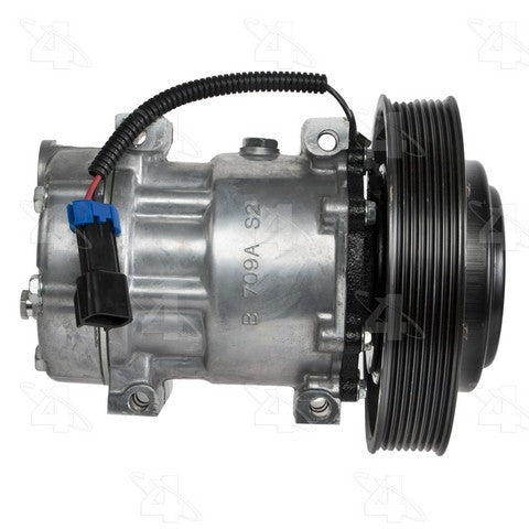 Four Seasons A/C Compressor P/N:168530 Fits: Mack Chu 17-15, Mack Cxu 17-15, Mack Granite 17-15, Mack Granite 8 X 4 17-15, Volvo Vhd 17-08, Volvo Vnl 17-08, Volvo Vnm 14-08, Volvo Vnx 2014 - Image 3