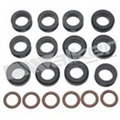 Walker Products Fuel Injector Seal Kit P/N:17008 Fits: Chevrolet Metro, Chevrolet Prizm, Chevrolet Spectrum, Chevrolet Sprint, Geo Prizm, Geo Spectrum, Honda Civic, Honda Fit, Honda Insight, Hyundai Elantra - Image 1