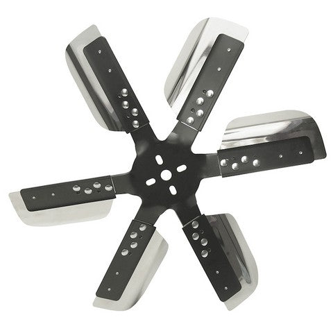 Derale Engine Cooling Fan Blade P/N:17019 Fits: Chevrolet C10, Chevrolet G10 Van, Chevrolet G20 Van, Chevrolet G30 Van, GMC Caballero, GMC G15/g1500 Van, GMC G25/g2500 Van, GMC G35/g3500 Van, Pontiac Catalina, Pontiac Lemans - Image 1