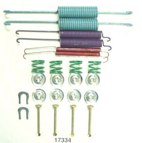 Better Brake Parts Drum Brake Hardware Kit P/N:17334K Fits: Honda Passport 02-98, Honda Passport 96-94, Isuzu Amigo 00-98, Isuzu Amigo 94-89, Isuzu Axiom 04-02, Isuzu Pickup 95-88, Isuzu Rodeo 04-91, Isuzu Rodeo Sport 03-01 - Image 1