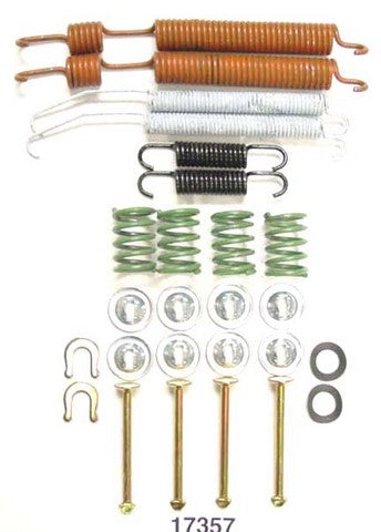 Better Brake Parts Drum Brake Hardware Kit P/N:17357K Fits: Chrysler Sebring, Dodge Avenger, Dodge Stratus, Eagle Summit, Eagle Talon, Mitsubishi Eclipse, Mitsubishi Expo, Mitsubishi Expo Lrv, Mitsubishi Galant - Image 1