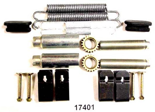 Better Brake Parts Parking Brake Hardware Kit P/N:17401K Fits: Infiniti Qx56 10-04, Jeep Commander 10-06, Jeep Grand Cherokee 10-05, Nissan Armada 15-05, Nissan Pathfinder Armada 2004, Nissan Titan 15-04 - Image 1