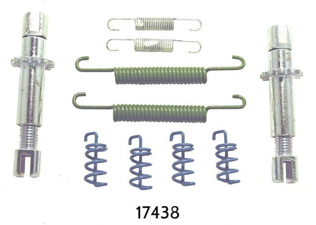 Better Brake Parts Parking Brake Hardware Kit P/N:17438K Fits: Volvo S60 09-04, Volvo S80 08-07, Volvo V70 07-04, Volvo Xc90 14-03 - Image 1
