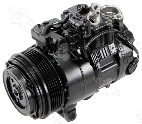 Four Seasons A/C Compressor P/N:197379 Fits: Mercedes-benz C200, Mercedes-benz C250, Mercedes-benz C300, Mercedes-benz C350, Mercedes-benz E250, Mercedes-benz E300, Mercedes-benz E350, Mercedes-benz Slk200, Mercedes-benz Slk250, Mercedes-benz Slk350 - Image 1