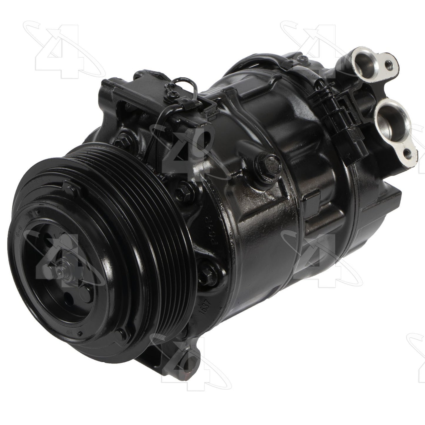 Four Seasons A/C Compressor P/N:197501 Fits: Jaguar E-pace, Jaguar F-pace, Jaguar F-type, Jaguar Xe, Jaguar Xf, Jaguar Xj, Jaguar Xjr575, Land Rover Defender 110, Land Rover Defender 130 - Image 1