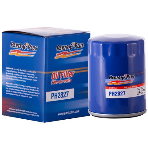 Parts Plus Engine Oil Filter P/N:PH2827 Fits: Datsun Sedan, Infiniti J30, Infiniti M30, Infiniti Q45, Kubota Rtv1100, Mercury Villager, Nissan 1200, Nissan 2000, Nissan 200sx - Image 1