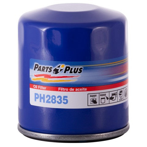Parts Plus Engine Oil Filter,Transmission Oil Filter P/N:PH2835 Fits: Alfa Romeo 164, Alfa Romeo Alfetta, Alfa Romeo Berlina, Alfa Romeo Gt Veloce, Alfa Romeo Spider, Asuna Sunrunner, Austin America, Austin Healey Sprite, Bertone X-1/9, Chevrolet Metro - Image 1