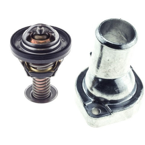 Motorad Engine Coolant Thermostat Housing Assembly P/N:2082KTFS Fits: Chevrolet Impala 11-06, Chevrolet Malibu 10-06, Chevrolet Monte Carlo 07-06, Pontiac G6 10-06, Saturn Aura 08-07, Saturn Vue 10-08 - Image 1