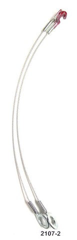 Better Brake Parts Drum Brake Self-Adjuster Cable P/N:2107-2K Fits: Dodge W100 Pickup, Ford Bronco, Ford F-100, Ford P-100, International 100, International 150, International M700, International M800, International M800 Navy - Image 1