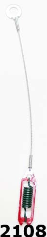 Better Brake Parts Drum Brake Self-Adjuster Cable P/N:2108K Fits: Chrysler Cordoba, Chrysler Fifth Avenue, Chrysler Imperial, Chrysler Lebaron, Chrysler New Yorker, Chrysler Newport, Chrysler TOWN &amp; COUNTRY, Dodge A100, Dodge A100 Pickup - Image 1