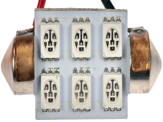 Dorman Back Up Light Bulb,Dome Light Bulb,Instrument Panel Light Bulb,Map Light Bulb P/N:212R-SMD Fits: Am General Hummer, American Motors Pacer, Buick Apollo, Buick Centurion, Buick Century - Image 1