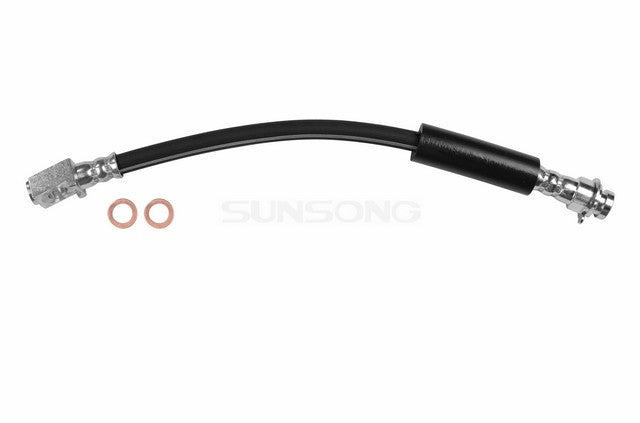 Sunsong Brake Hydraulic Hose P/N:2201006 Fits: Buick Skyhawk, Buick Skylark, Buick Somerset, Buick Somerset Regal, Cadillac Cimarron, Chevrolet Beretta, Chevrolet Cavalier, Chevrolet Corsica, Oldsmobile Calais, Oldsmobile Cutlass Calais - Image 1
