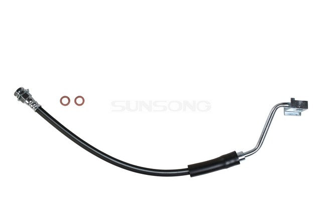 Sunsong Brake Hydraulic Hose P/N:2201011 Fits: Ford Bronco 89-80, Ford F-100 83-80, Ford F-150 89-80, Ford F-200 90-89, Ford F-250 85-80 - Image 1