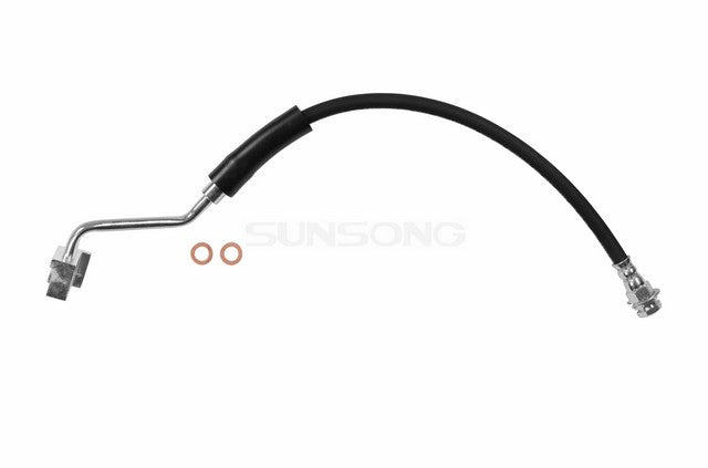 Sunsong Brake Hydraulic Hose P/N:2201012 Fits: Ford Bronco 89-80, Ford F-100 83-80, Ford F-150 89-80, Ford F-200 90-89, Ford F-250 85-80 - Image 1