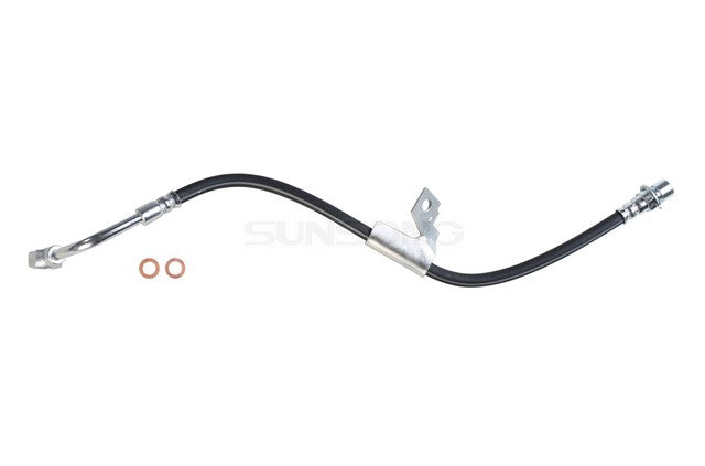 Sunsong Brake Hydraulic Hose P/N:2201015 Fits: Chevrolet Blazer, Chevrolet S10, Chevrolet S10 Blazer, GMC Jimmy, GMC S15 Jimmy, GMC Sonoma, GMC Syclone, GMC Typhoon, Oldsmobile Bravada - Image 1