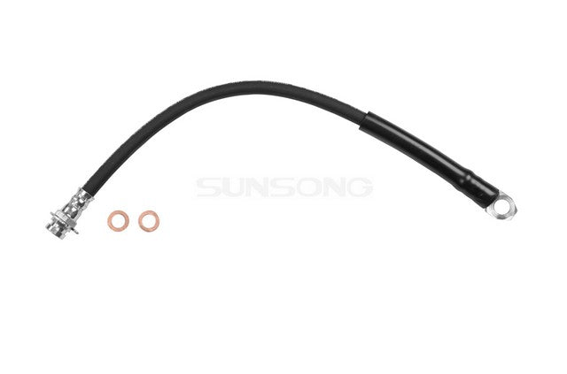 Sunsong Brake Hydraulic Hose P/N:2201022 Fits: Buick Centurion, Buick Century, Buick Electra, Buick Estate Wagon, Buick Lesabre, Buick Regal, Buick Riviera, Buick Skylark, Cadillac Seville, Chevrolet Bel Air - Image 1