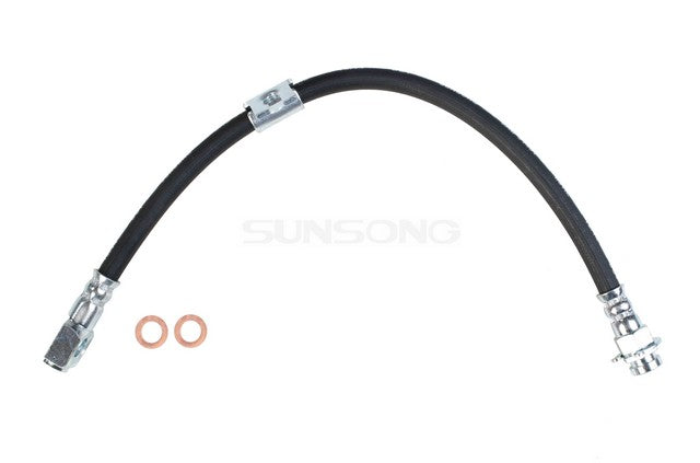 Sunsong Brake Hydraulic Hose P/N:2201036 Fits: Buick Century 83-82, Buick Skylark 83-80, Chevrolet Celebrity 83-82, Chevrolet Citation 83-80, Oldsmobile Cutlass Ciera 83-82, Oldsmobile Omega 83-80, Pontiac 6000 83-82, Pontiac Phoenix 83-80 - Image 1