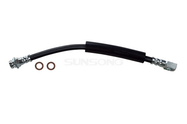 Sunsong Brake Hydraulic Hose P/N:2201037 Fits: Buick Century, Buick Regal, Chevrolet El Camino, Chevrolet Malibu, Chevrolet Monte Carlo, GMC Caballero, Oldsmobile Cutlass Calais, Oldsmobile Cutlass Salon, Oldsmobile Cutlass Supreme, Pontiac Grand Am - Image 1
