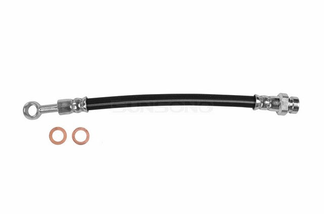 Sunsong Brake Hydraulic Hose P/N:2201057 Fits: Hyundai Excel 94-87, Hyundai Scoupe 95-91, Mitsubishi Precis 93-87 - Image 1
