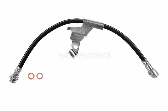 Sunsong Brake Hydraulic Hose P/N:2201061 Fits: Buick Lesabre 99-94, Buick Park Avenue 96-94, Oldsmobile 88 99-94, Oldsmobile 98 96-94, Oldsmobile Lss 99-96, Oldsmobile Regency 98-97, Pontiac Bonneville 99-94 - Image 1