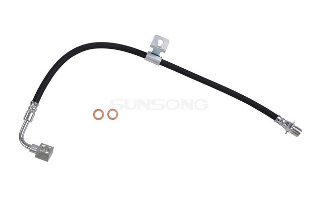 Sunsong Brake Hydraulic Hose P/N:2201082 Fits: Chevrolet Blazer, Chevrolet C10, Chevrolet C10 Pickup, Chevrolet C10 Suburban, Chevrolet C20, Chevrolet C20 Pickup, Chevrolet C20 Suburban, Chevrolet C30, Chevrolet C30 Pickup, Chevrolet G10 - Image 1