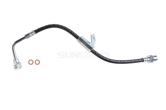 Sunsong Brake Hydraulic Hose P/N:2201111 Fits: Chevrolet S10 90-83, Chevrolet S10 Blazer 90-83, GMC S15 90-83, GMC S15 Jimmy 90-83, Oldsmobile Bravada 1991 - Image 1