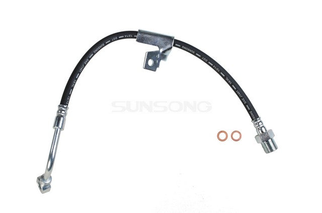 Sunsong Brake Hydraulic Hose P/N:2201115 Fits: Chevrolet S10 90-83, Chevrolet S10 Blazer 90-83, GMC S15 90-83, GMC S15 Jimmy 90-83, Oldsmobile Bravada 1991 - Image 1