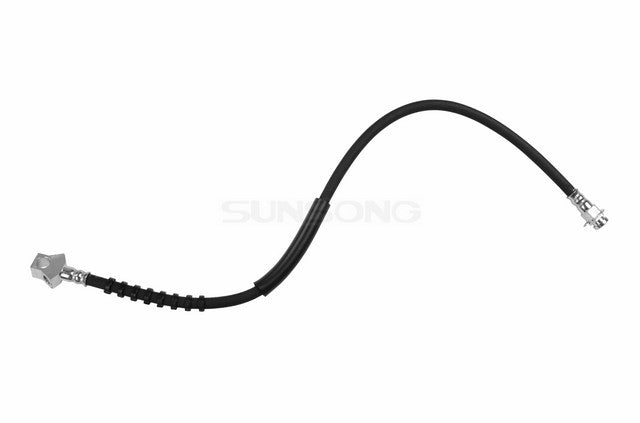 Sunsong Brake Hydraulic Hose P/N:2201150 Fits: Dodge D100 89-86, Dodge D150 89-82, Dodge D250 88-82, Dodge D350 88-82, Dodge Ramcharger 89-78, Dodge W100 89-86, Dodge W150 90-82, Dodge W250 88-82, Dodge W350 88-82 - Image 1