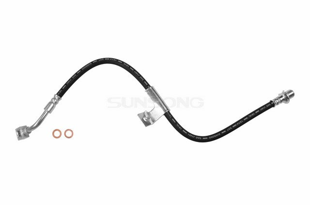 Sunsong Brake Hydraulic Hose P/N:2201153 Fits: Chevrolet C10, Chevrolet C10 Suburban, Chevrolet C20, Chevrolet C20 Suburban, Chevrolet G30, Chevrolet P10, Chevrolet P10 Van, Chevrolet P20, Chevrolet R20 - Image 1
