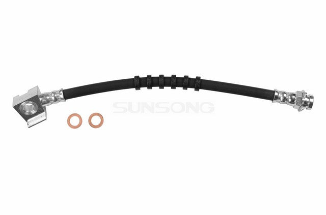 Sunsong Brake Hydraulic Hose P/N:2201155 Fits: Ford Country Squire 1991, Ford Crown Victoria 94-92, Ford Ltd Crown Victoria 1991, Lincoln Town Car 94-91, Mercury Colony Park 1991, Mercury Grand Marquis 94-91 - Image 1