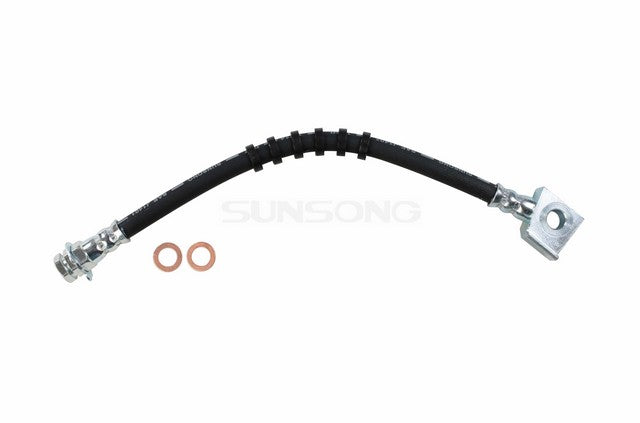 Sunsong Brake Hydraulic Hose P/N:2201156 Fits: Ford Country Squire 1991, Ford Crown Victoria 94-92, Ford Ltd Crown Victoria 1991, Lincoln Town Car 94-91, Mercury Colony Park 1991, Mercury Grand Marquis 94-91 - Image 1