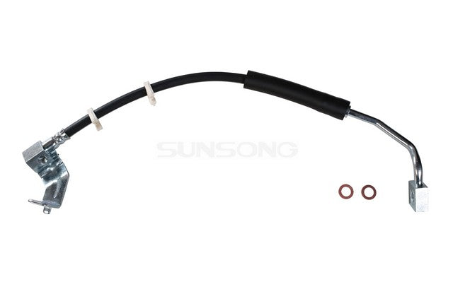 Sunsong Brake Hydraulic Hose P/N:2201182 Fits: Ford Expedition 98-97, Ford F-150 99-97, Ford F-250 1999, Ford Lobo 01-98, Ford Lobo 2004, Lincoln Navigator 1998 - Image 1