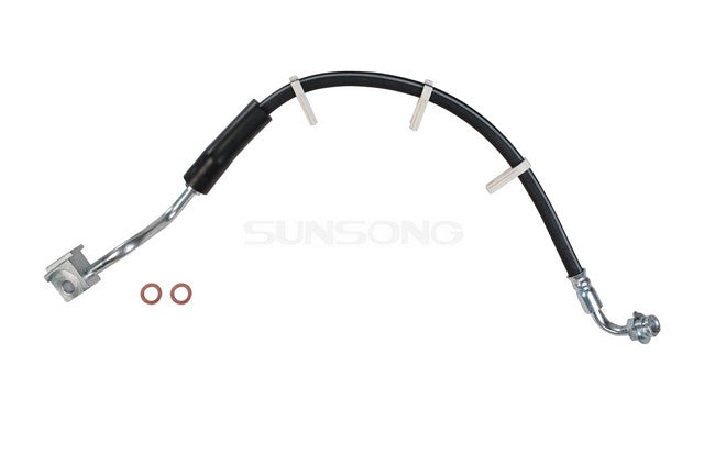 Sunsong Brake Hydraulic Hose P/N:2201199 Fits: Ford E-150 2003, Ford E-150 Club Wagon 2003, Ford E-150 Econoline 02-94, Ford E-150 Econoline Club Wagon 02-94 - Image 1
