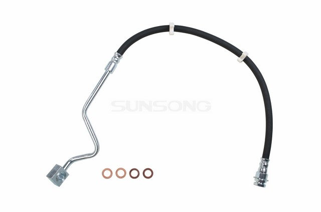 Sunsong Brake Hydraulic Hose P/N:2201211 Fits: Ford F-250 04-01, Ford F-250 Super Duty 04-99, Ford F-350 Super Duty 04-99 - Image 1