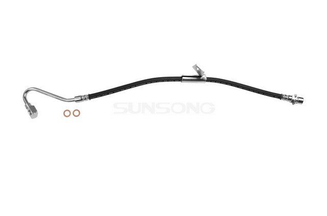 Sunsong Brake Hydraulic Hose P/N:2201221 Fits: Chevrolet Blazer 00-98, Chevrolet S10 99-98, GMC Jimmy 01-98, GMC Sonoma 99-98, Isuzu Hombre 00-98, Oldsmobile Bravada 99-98 - Image 1