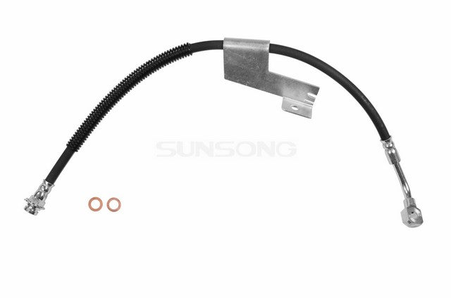 Sunsong Brake Hydraulic Hose P/N:2201250 Fits: Chevrolet Express 2500 02-96, Chevrolet Express 3500 02-96, Chevrolet G30 1996, GMC G3500 1996, GMC Savana 2500 02-96, GMC Savana 3500 02-96 - Image 1