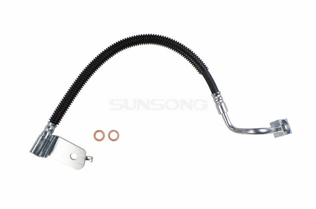 Sunsong Brake Hydraulic Hose P/N:2201292 Fits: Ford Crown Victoria 02-99, Ford Grand Marquis 02-98, Lincoln Town Car 02-97, Mercury Grand Marquis 02-98 - Image 1
